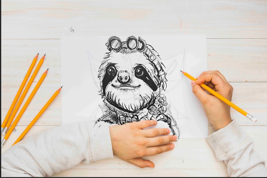 Stage de dessin à Vérines